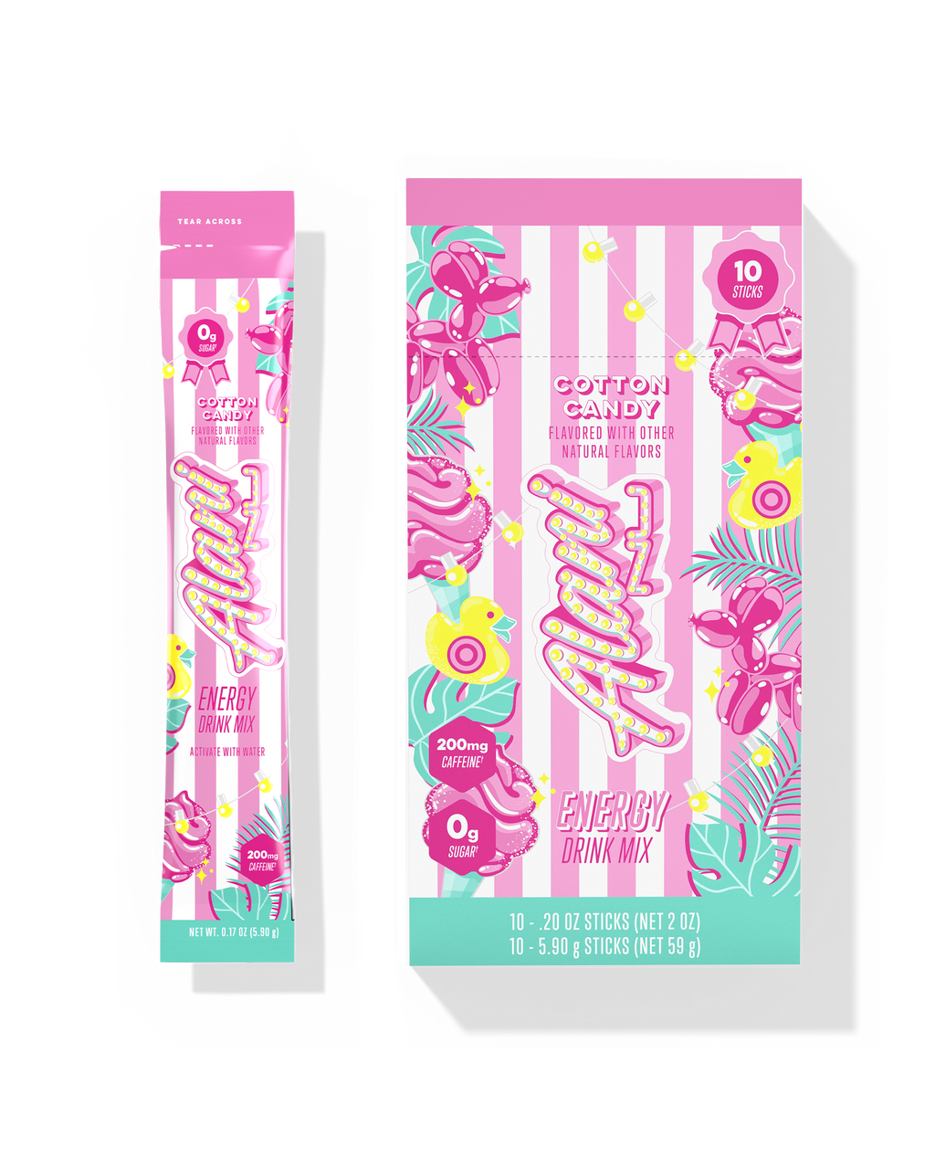 Energy Sticks - Cotton Candy #031AN