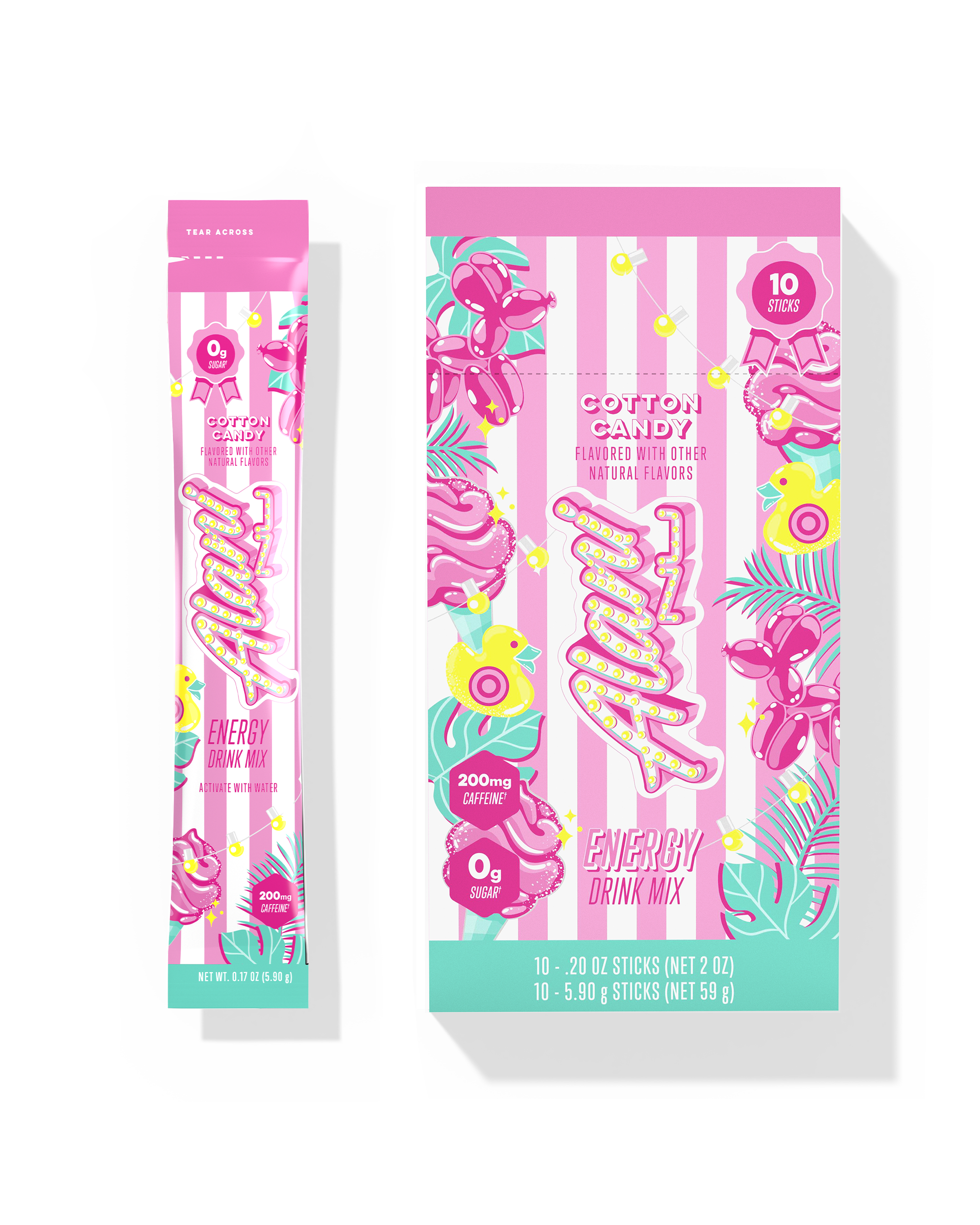 Energy Sticks - Cotton Candy #031AN