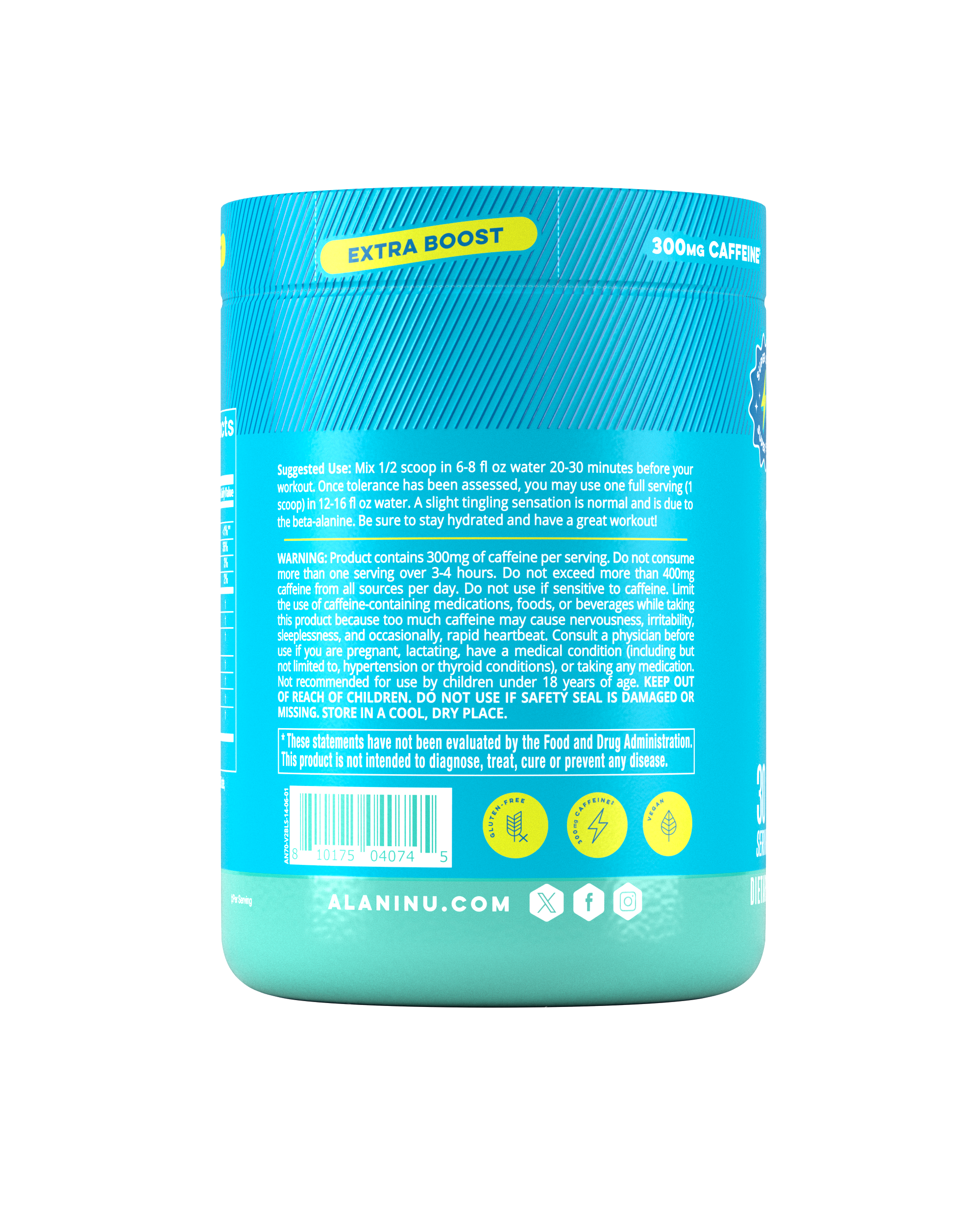 Pre-Workout+ - Blue Slush #056GB