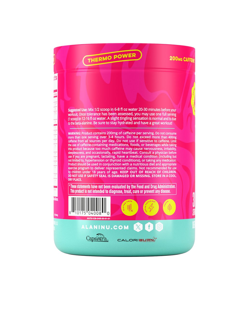 Pre-Workout+ Burn - Dragon Fruit Rush #047TC