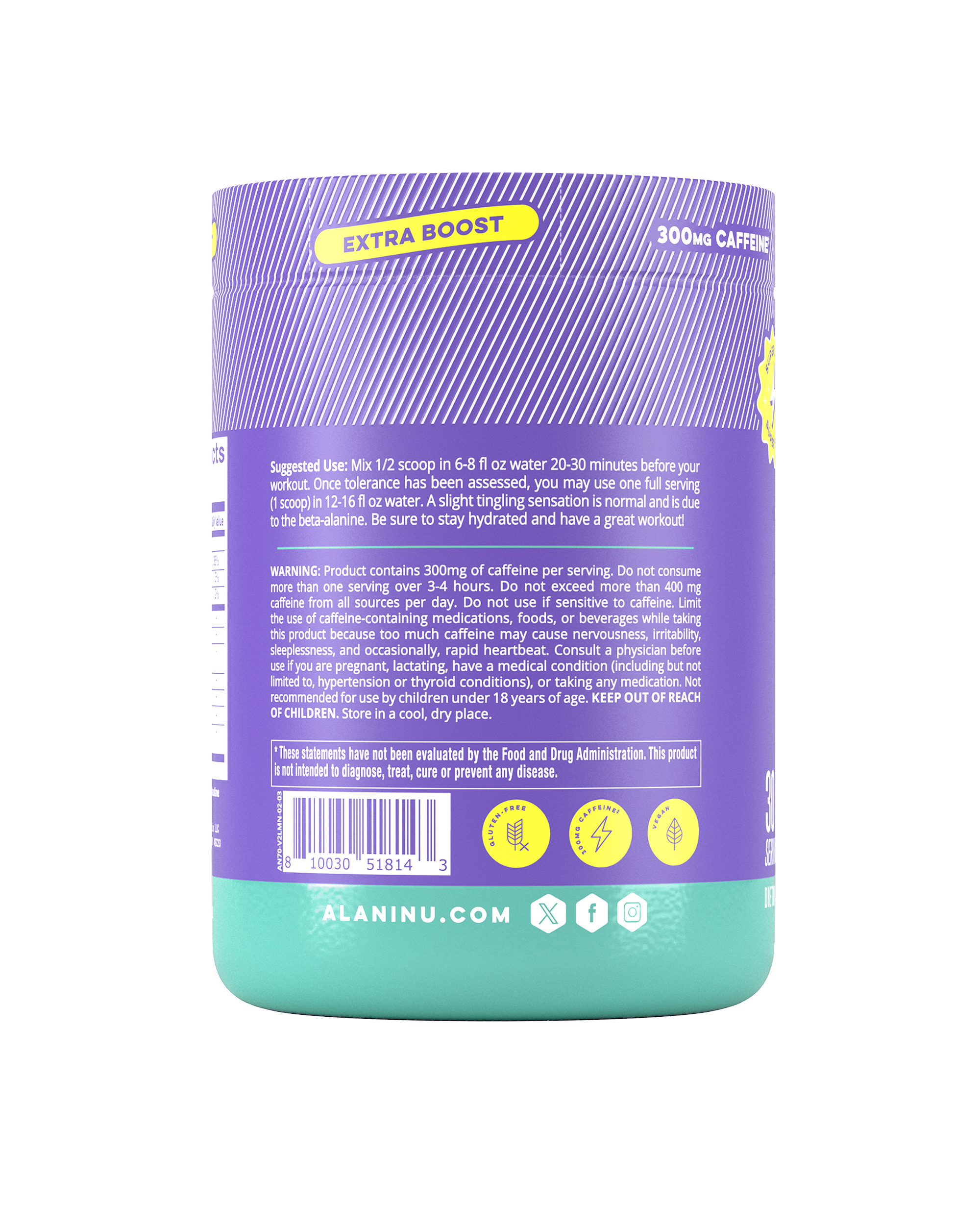 Pre-Workout+ - Frozen Lemonade #0584C