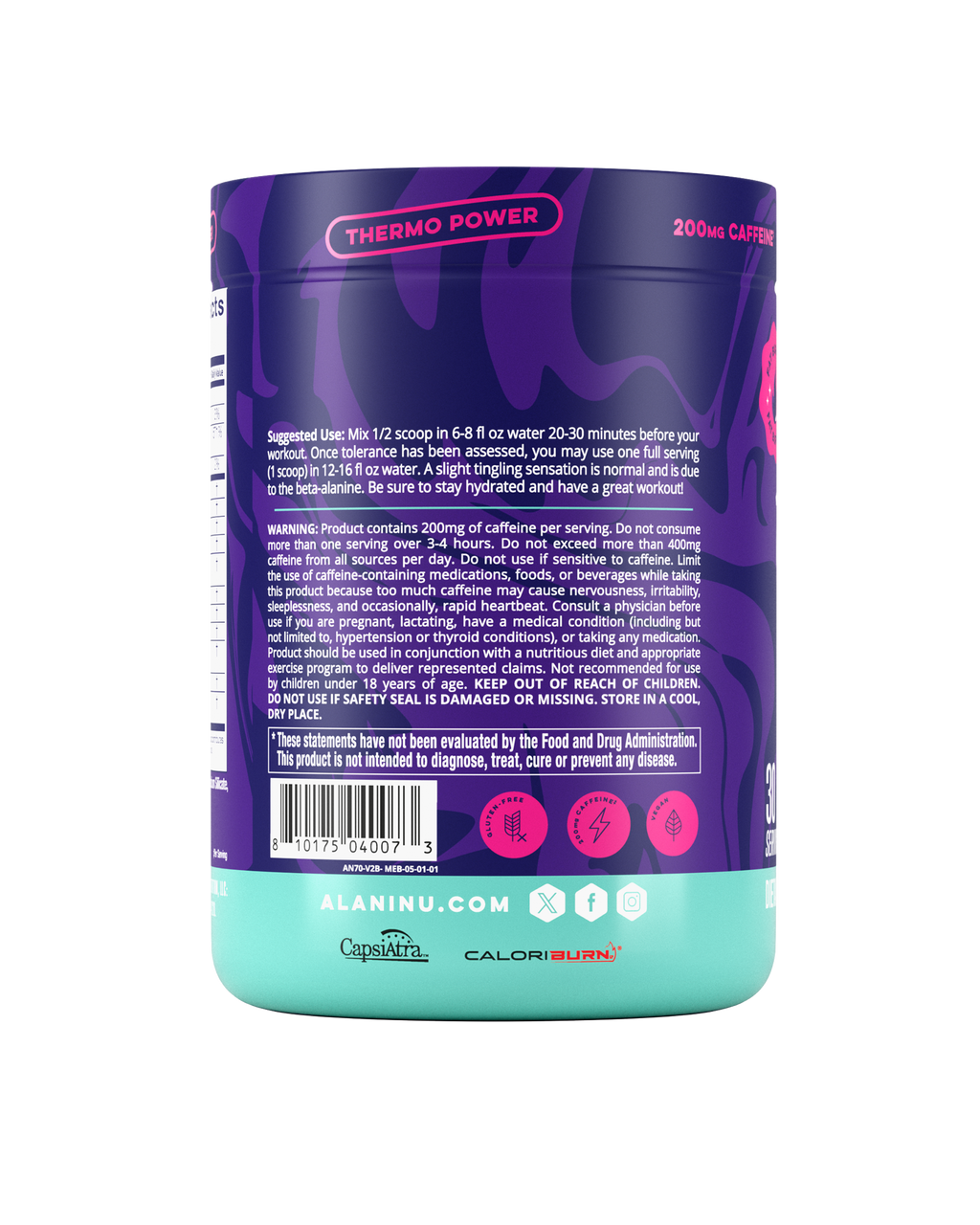 Pre-Workout+ Burn - Melonberry Blast #048PZ