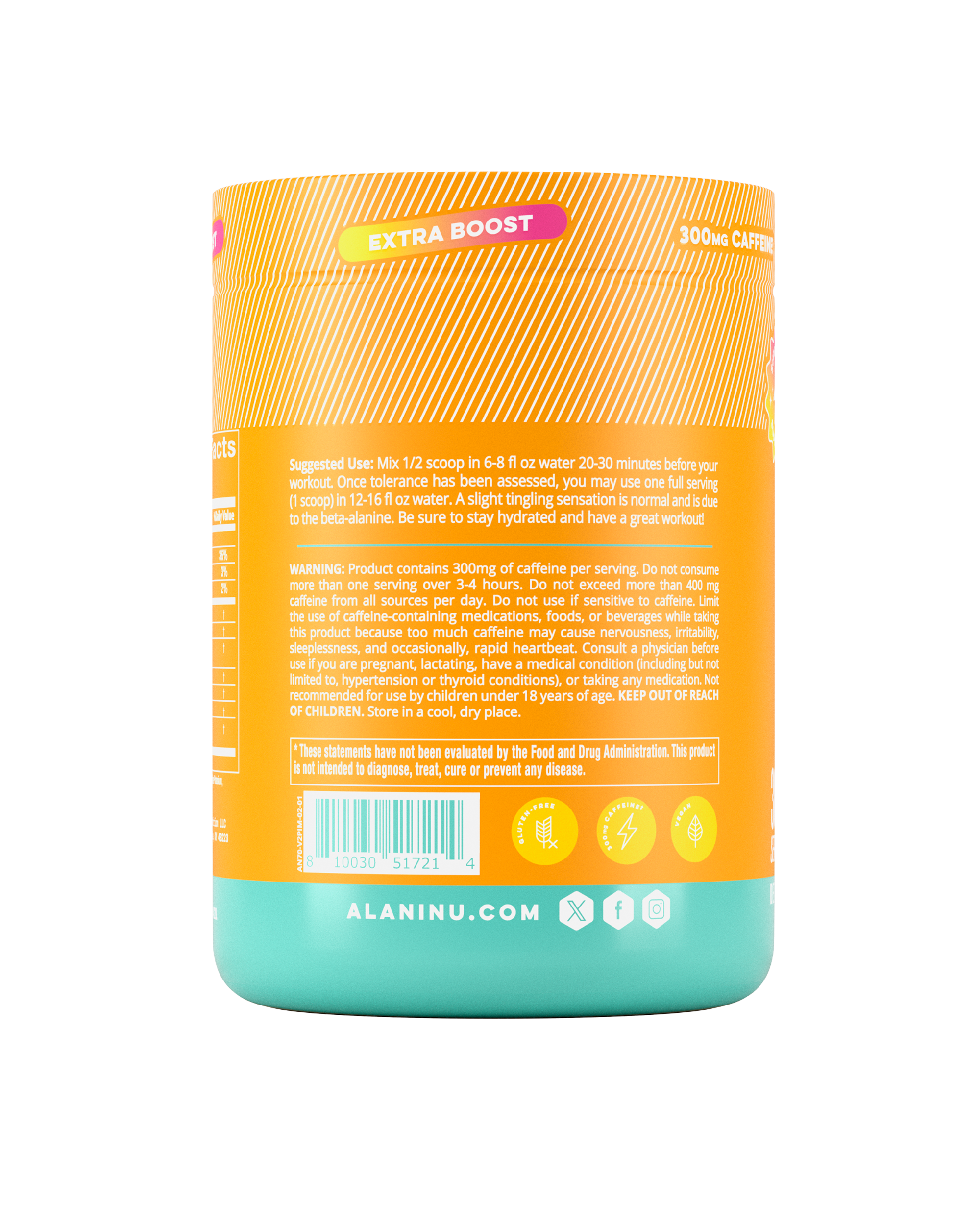 Pre-Workout+ - Paradise Swirl #060HJ