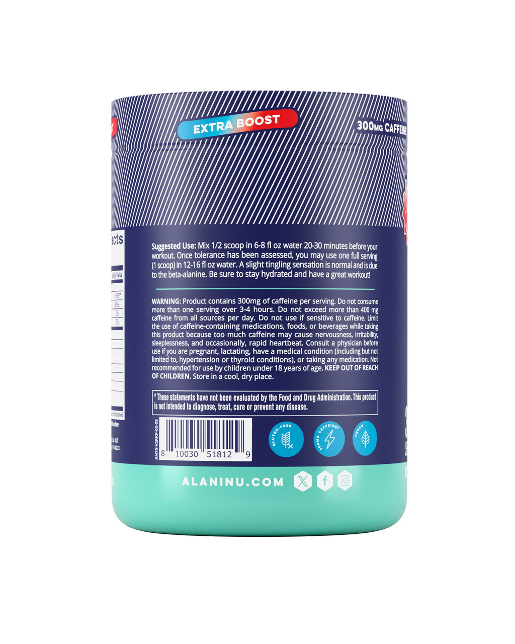 Pre-Workout+ - Rocket Pop #0615U