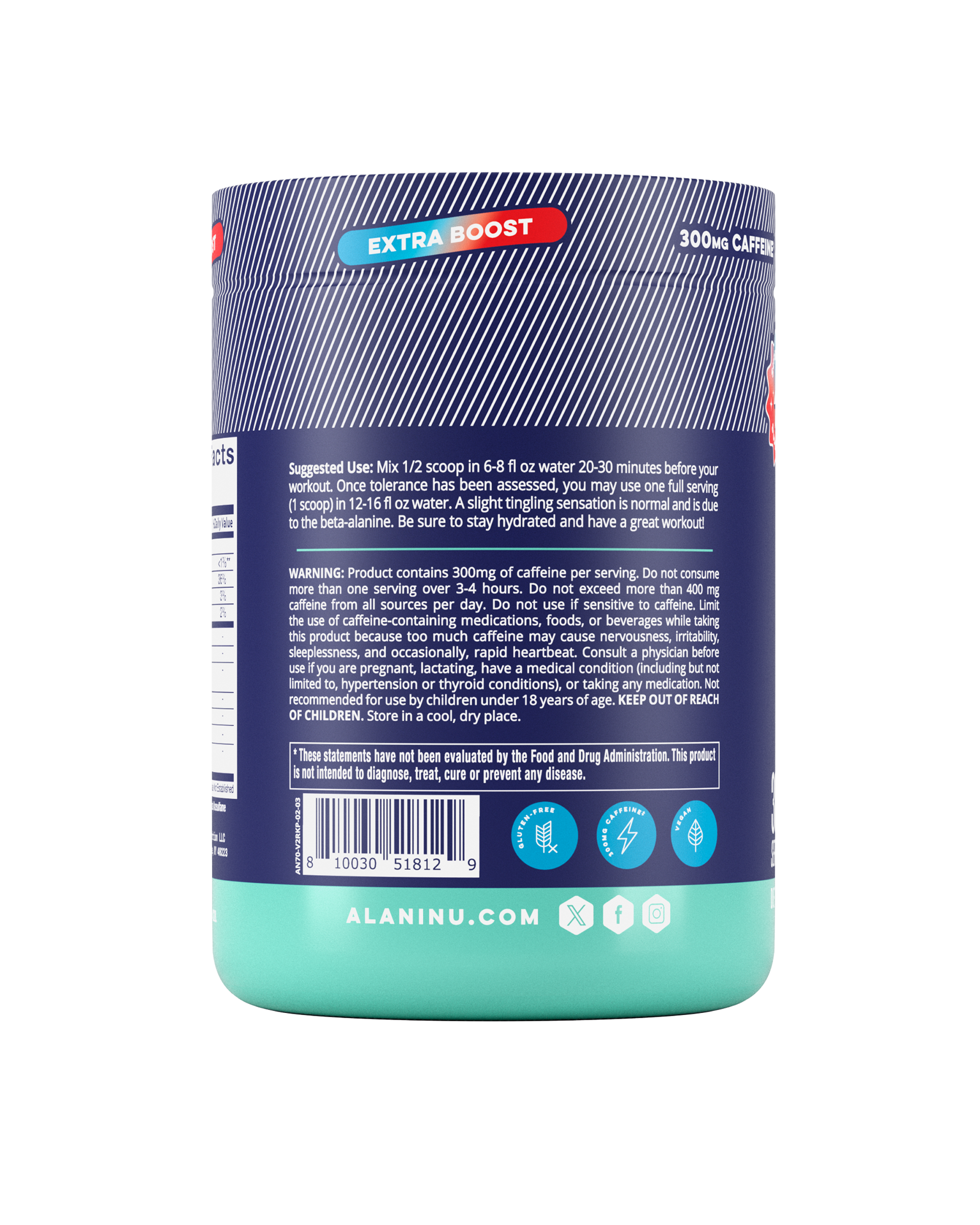 Pre-Workout+ - Rocket Pop #0615U