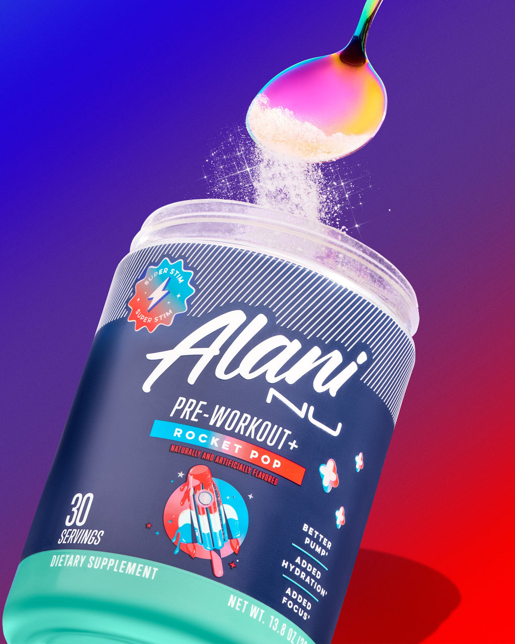 Pre-Workout+ - Rocket Pop #0615U