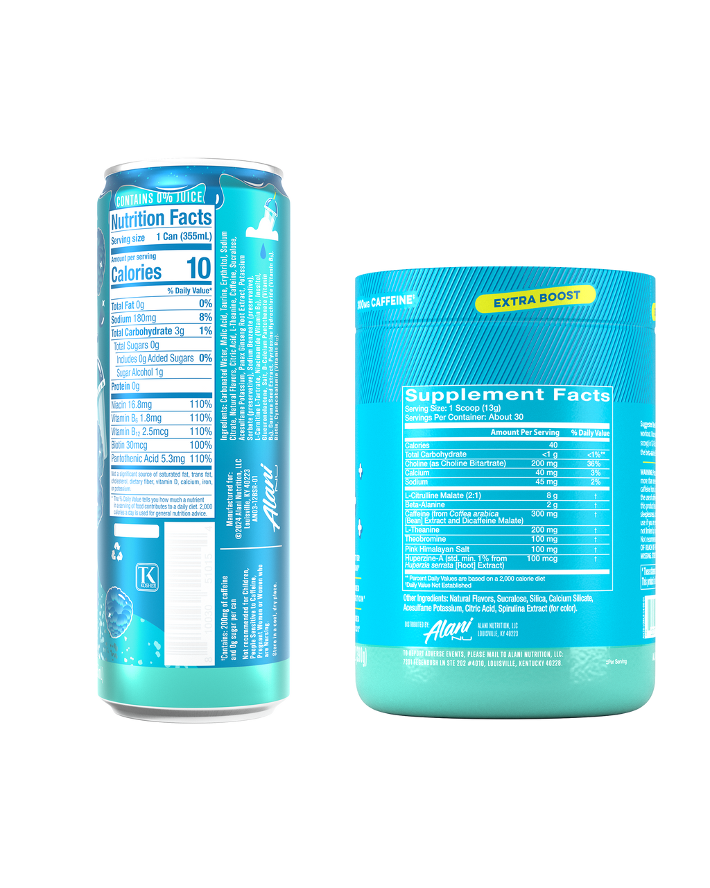 Energy Drink & Pre-Workout+ - Blue Slush #003B7