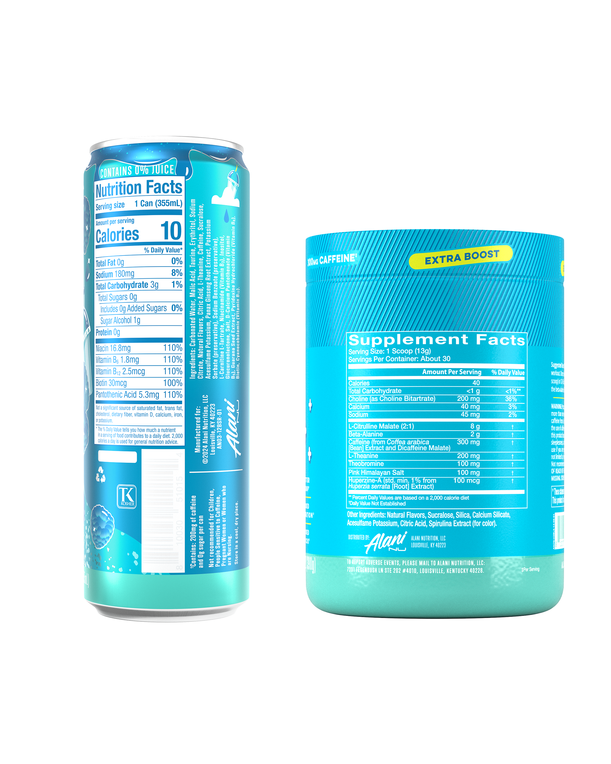 Energy Drink & Pre-Workout+ - Blue Slush #003B7