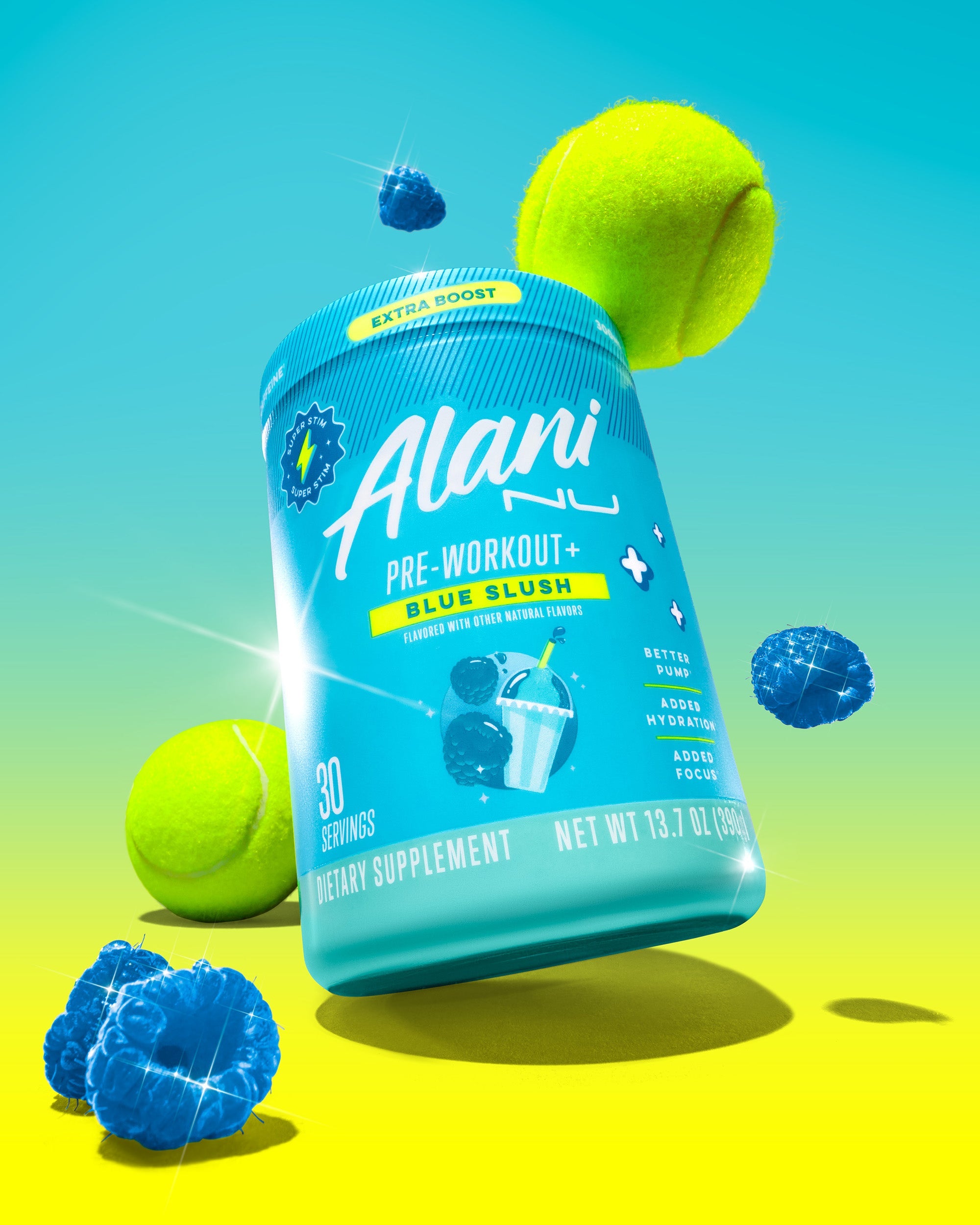 Energy Drink & Pre-Workout+ - Blue Slush #003B7