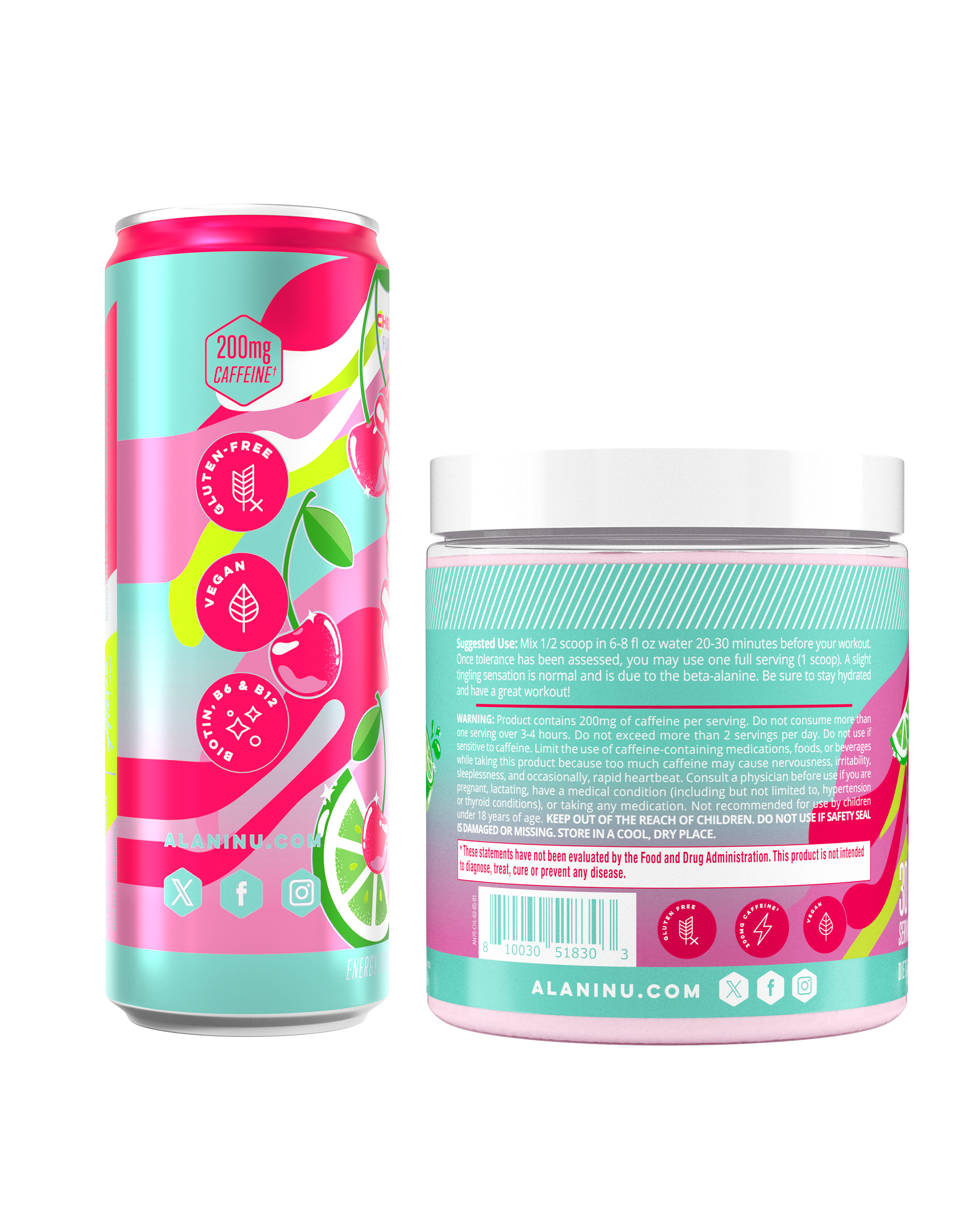 Energy Drink & Pre-Workout - Cherry Twist #026EL