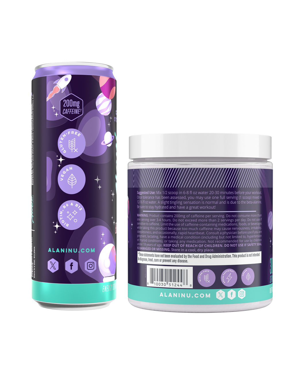 Energy Drink & Pre-Workout - Cosmic Stardust #018WC