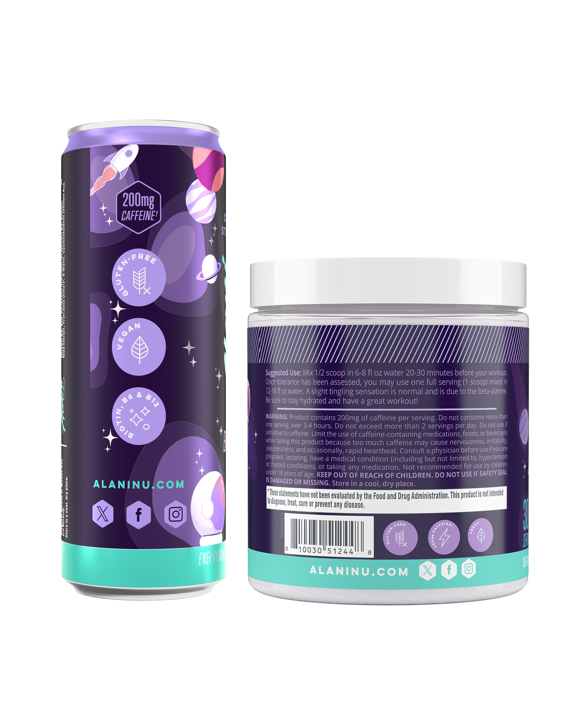 Energy Drink & Pre-Workout - Cosmic Stardust #018WC