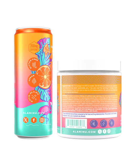 Energy Drink & Pre-Workout - Orange Kiss #020H5