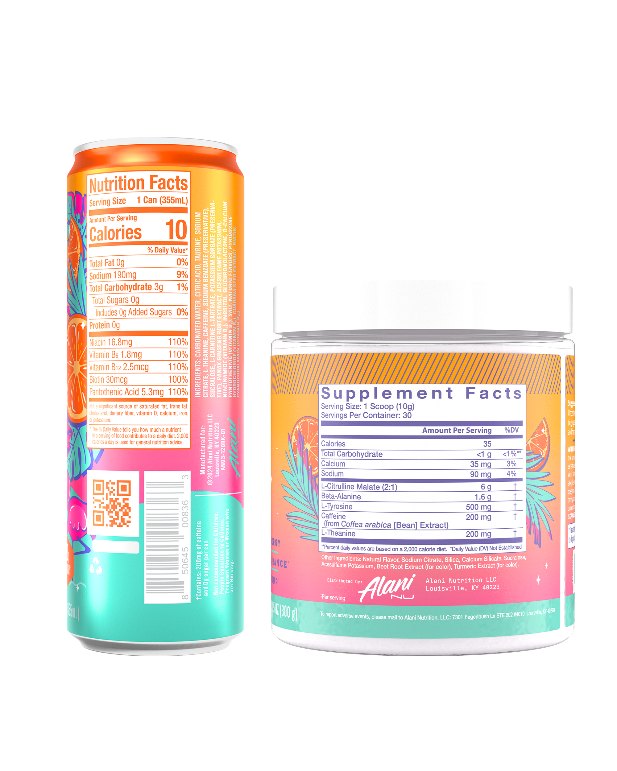 Energy Drink & Pre-Workout - Orange Kiss #020H5