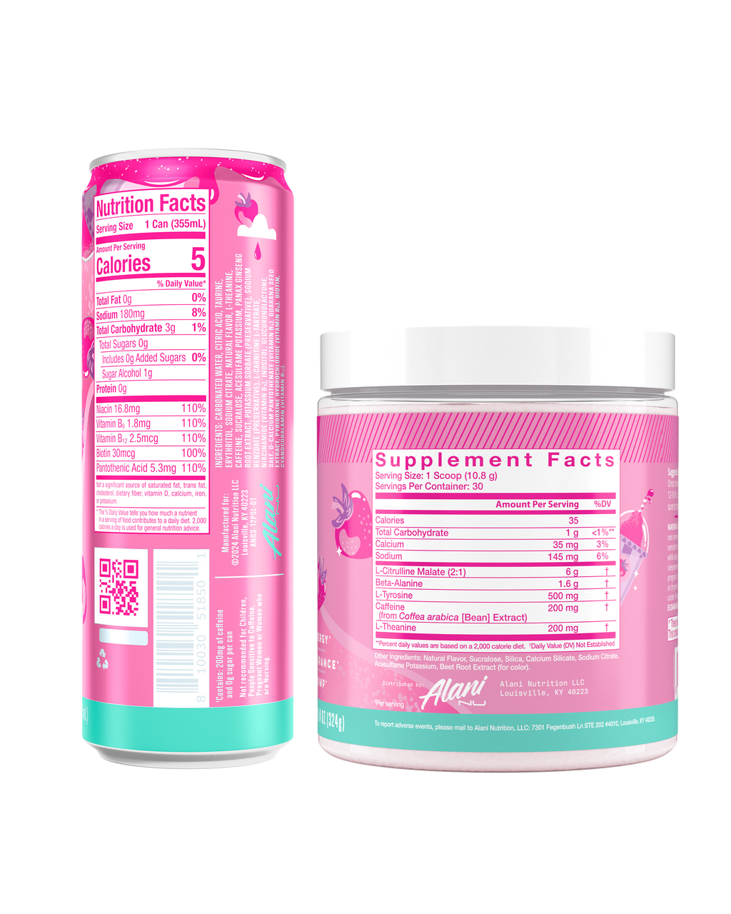 Energy Drink & Pre-Workout - Pink Slush #021GJ