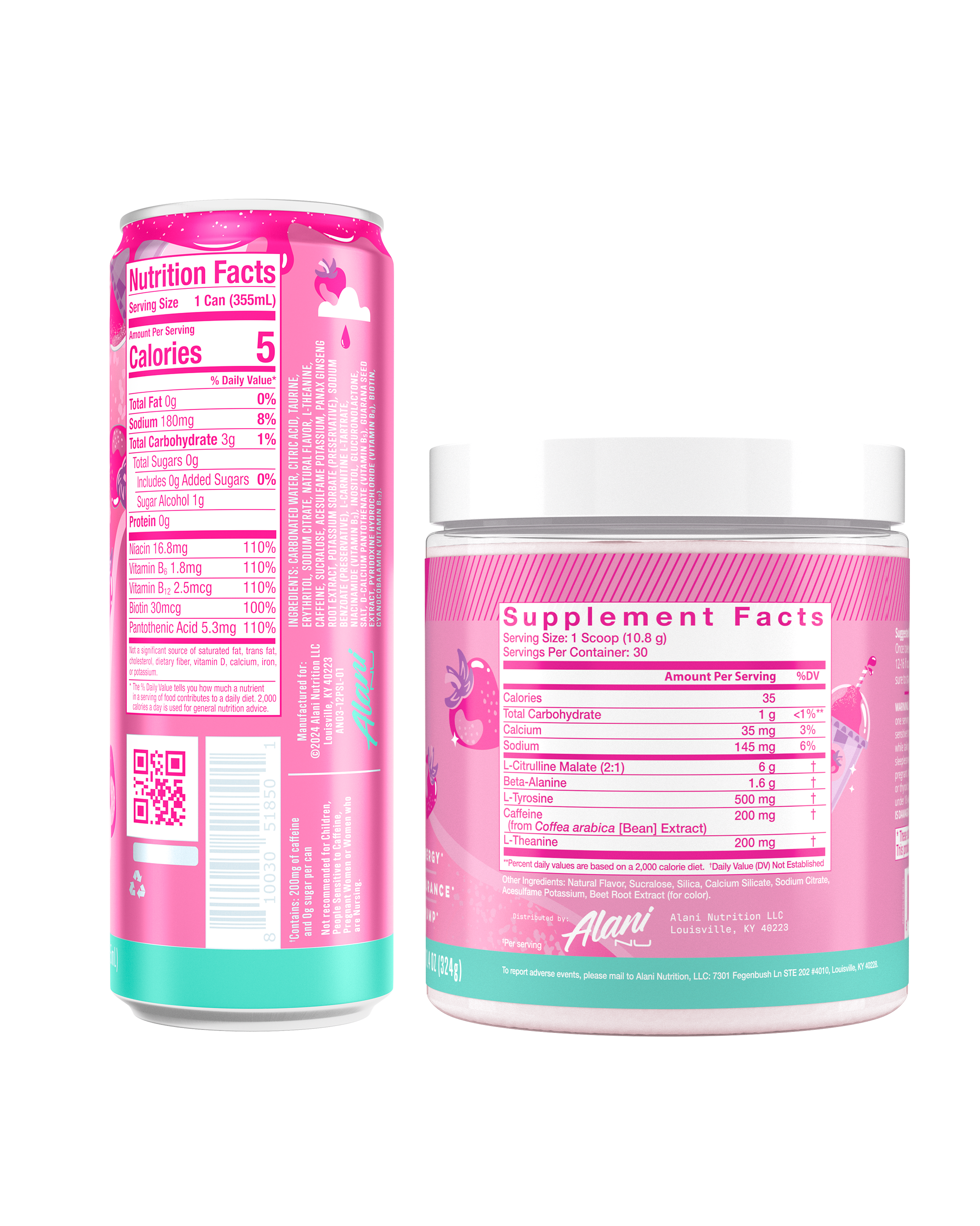 Energy Drink & Pre-Workout - Pink Slush #021GJ