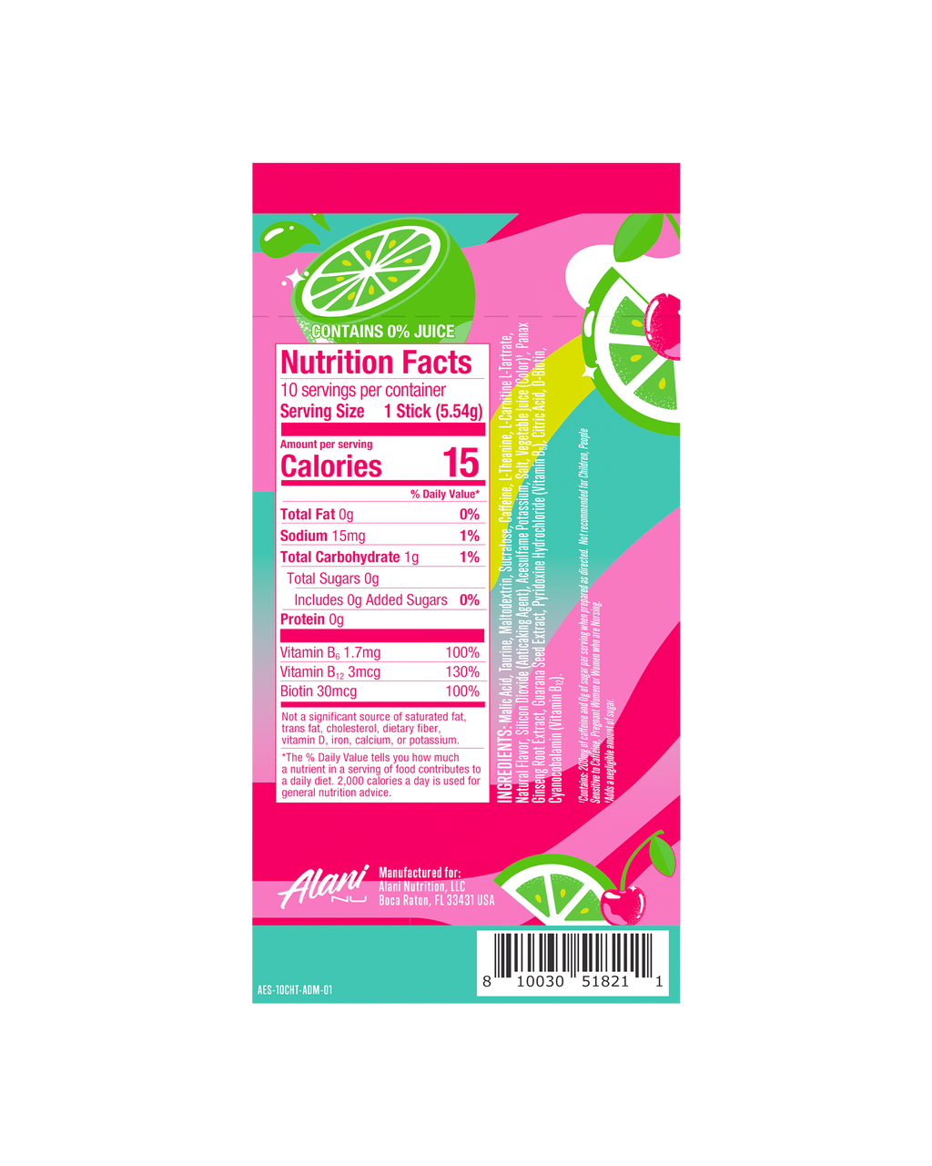 Energy Sticks - Cherry Twist #029Z0
