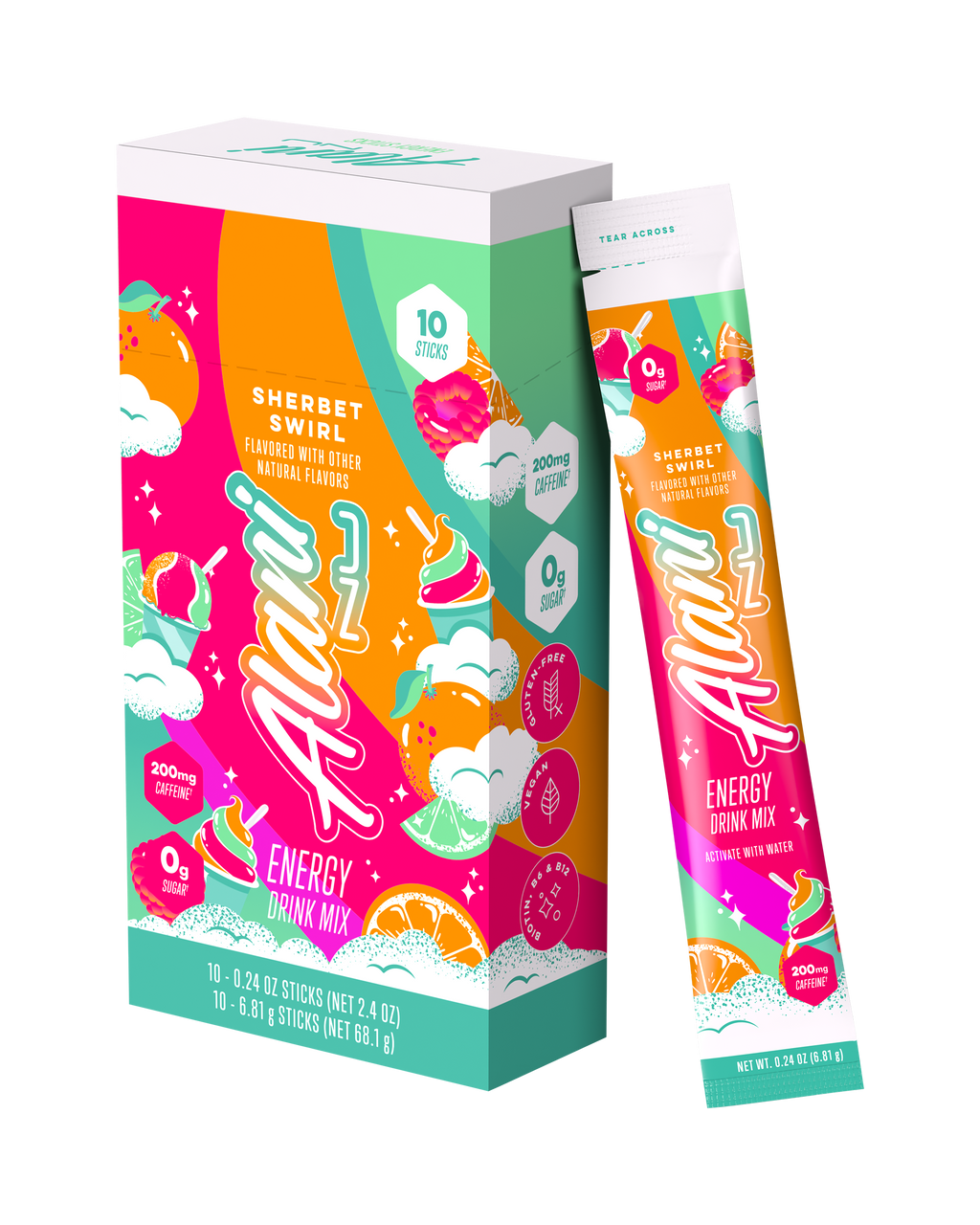 Energy Sticks - Sherbet Swirl #036MR