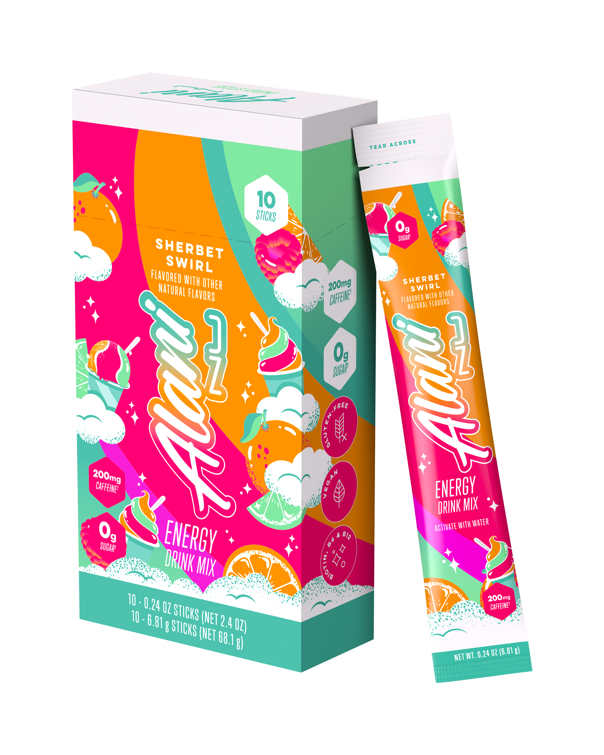 Energy Sticks - Sherbet Swirl #036MR