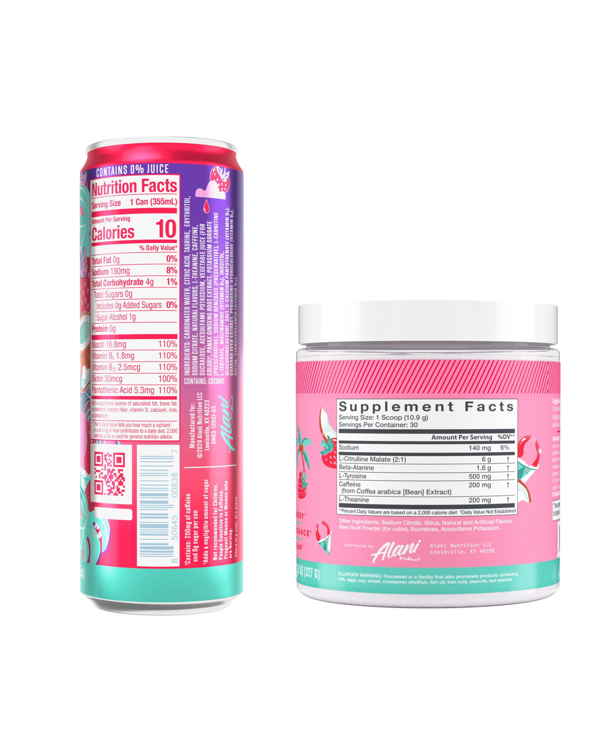 Energy Drink & Pre-Workout - Hawaiian Shaved Ice #019I8